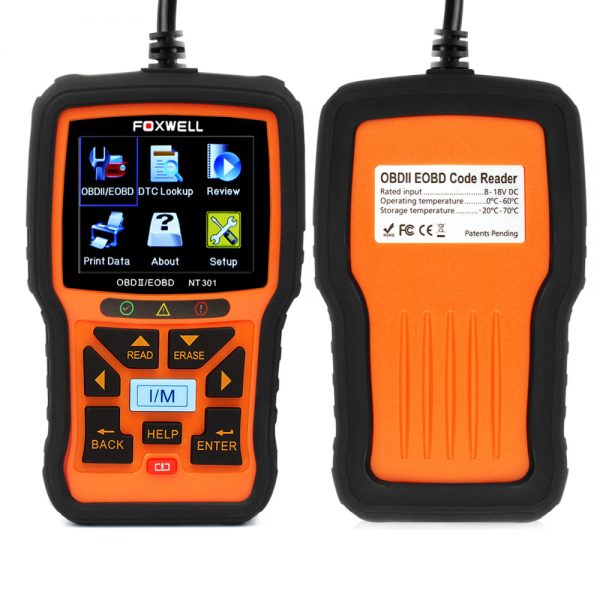 Foxwell-NT301-OBDII-CAN-Code-Reader-Scan-Tool-Update-Online-Escaner-Automotriz-NT301-Auto-Diagnostic-Tool